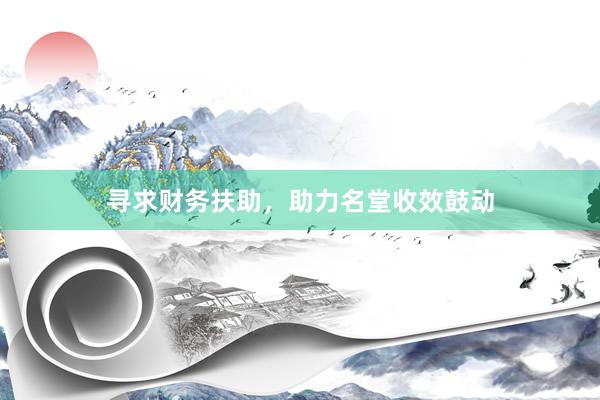 寻求财务扶助，助力名堂收效鼓动